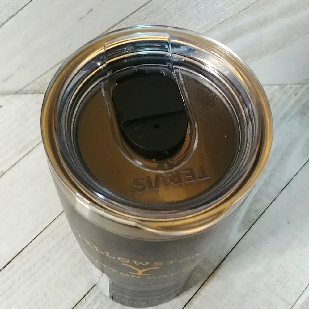 NWT Tervis Yellowstone Dutton Ranch Design Hot Cold To Go Cup Tumbler 20oz - Picture 2 of 5